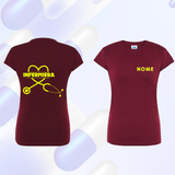 T SHIRT Manica corta INFERMIERA maglia  DONNA - Vari Colori