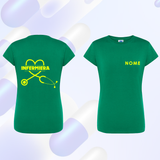 T SHIRT Manica corta INFERMIERA maglia  DONNA - Vari Colori