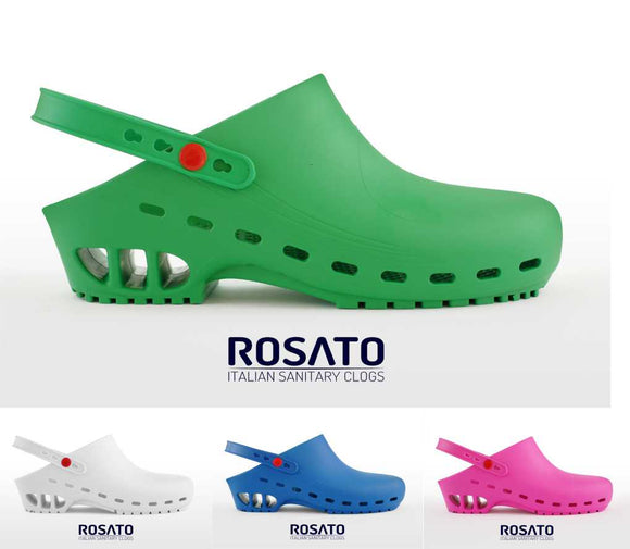 Zoccoli sanitari professionali ROSATO In gomma Clogs