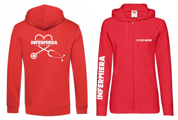 Felpa Con Cappuccio Red Bridge - Donna, Con Zip, 70% Cotone, Modello W2800 - Foto 7