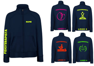 FELPA FISIOTERAPISTA FULL ZIP