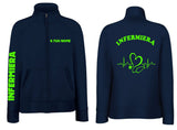 Felpa INFERMIERA DONNA PLUS Full Zip