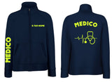 FELPA MEDICO PLUS  UOMO / DONNA FULL ZIP - CON O SENZA CAPPUCCIO