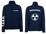 FELPA RADIOLOGIA TSRM PLUS  UOMO / DONNA FULL ZIP - CON O SENZA CAPPUCCIO
