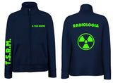 FELPA RADIOLOGIA TSRM PLUS  UOMO / DONNA FULL ZIP - CON O SENZA CAPPUCCIO