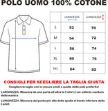 POLO MANICA CORTA BIANCA  NUOVA O.S.S. PERSONALIZZATA  100 % COTONE