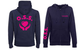 FELPA Con Cappuccio O.S.S. PLUS  UOMO / DONNA FULL ZIP - oss