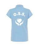 NUOVE POLO DONNA O.S.S. COLORATE PERSONALIZZATE  100% COTONE