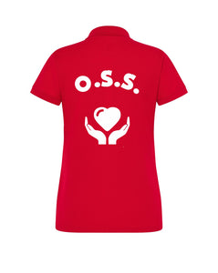 NUOVE POLO DONNA O.S.S. COLORATE PERSONALIZZATE  100% COTONE